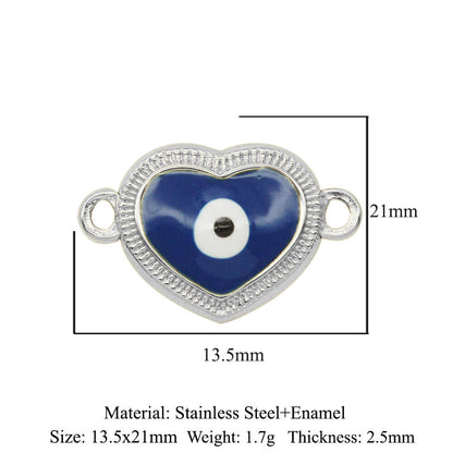 3 pcs/pack stainless steel geometric eye pendant