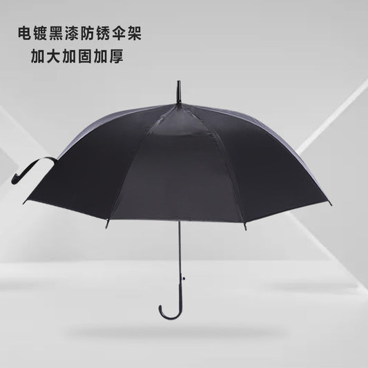 Men's Black Umbrella Long Handle Umbrella