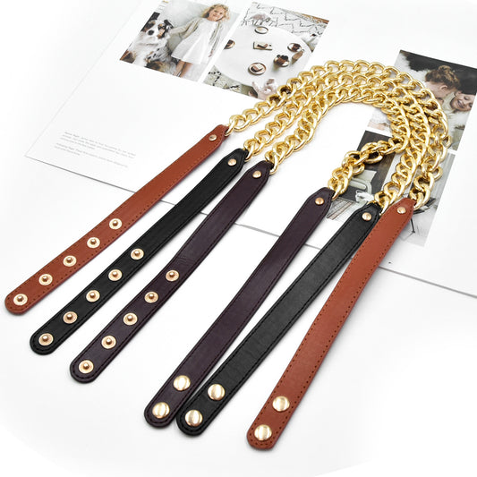 1.0Cm wide new cowhide thin waist chain