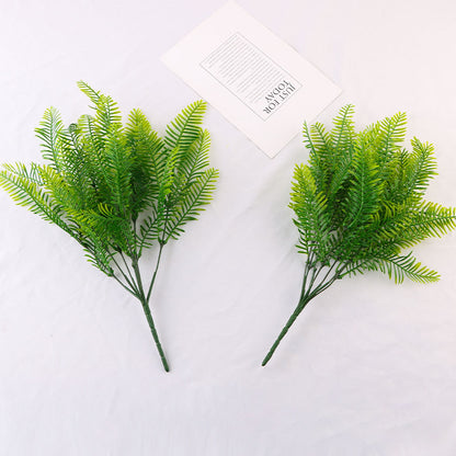 Simulation plant 7 forks 35 mesh Persian grass leaf pteris