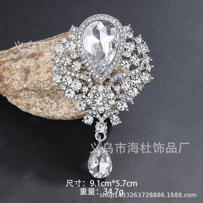 Alloy Rhinestone Brooch Pin fashion