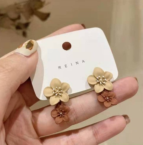 Earrings Women's Autumn Flower Stud Earrings