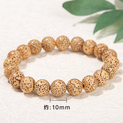 Old Material Gold Seed Star Moon Bodhi Child Bracelet