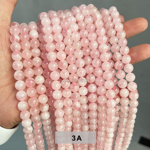 3A natural horse flour loose beads round beads