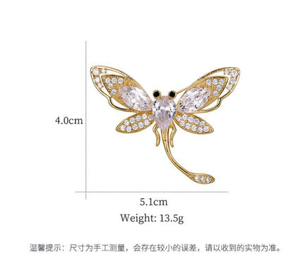 Insect-shaped brooches are versatile