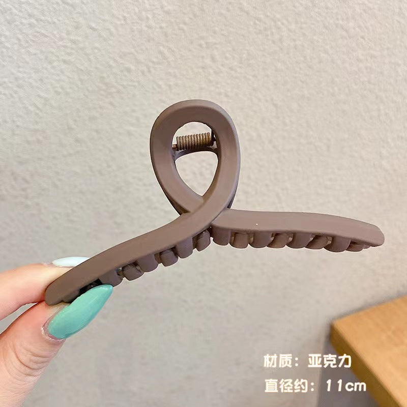 Korean ins large shark clip hairpin