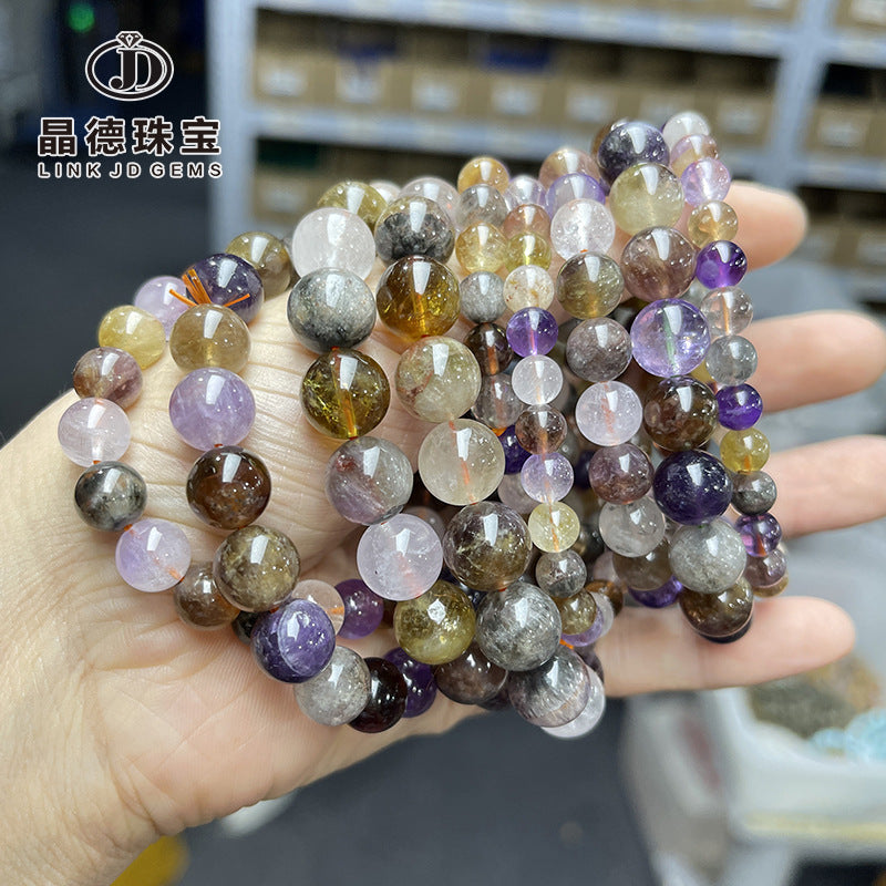 Natural Color Aurora Crystal Bracelet