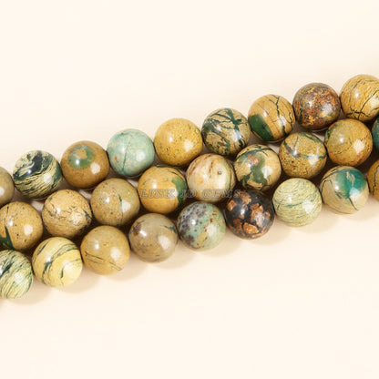 Green dragon stone loose beads