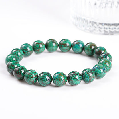 Natural green phoenix pine bracelet.