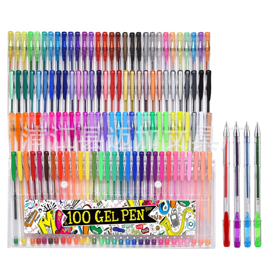 Colored gel pen painting set highlighter