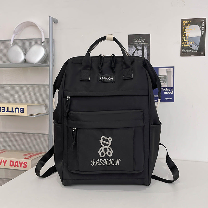 Large capacity backpack for college students