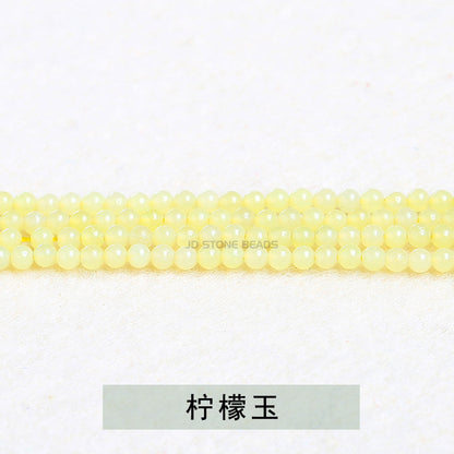 Very fine beads all kinds of crystal agate 2mm-3mm round beads