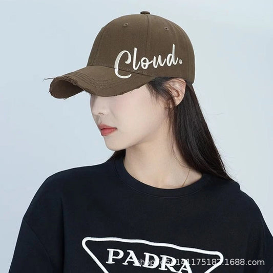 Hard-Top Baseball Cap for Women, Versatile and Casual