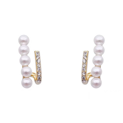 S925 Silver Needle French Pearl Earrings