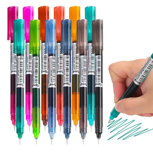 Color direct liquid ballpoint pen 12 colors