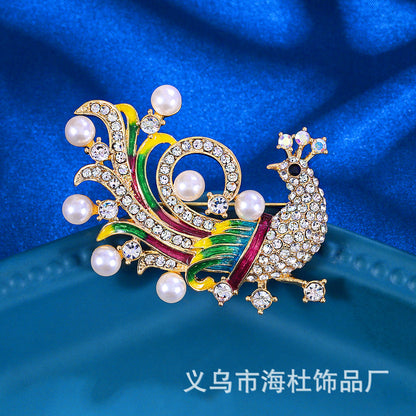 Animal Peacock Brooch Fashion