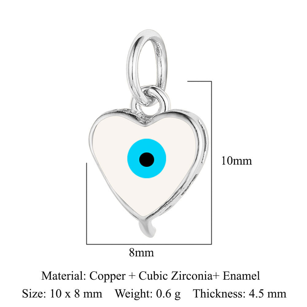 Cobra small fish copper zircon pendant.