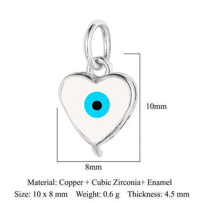 Cobra small fish copper zircon pendant.