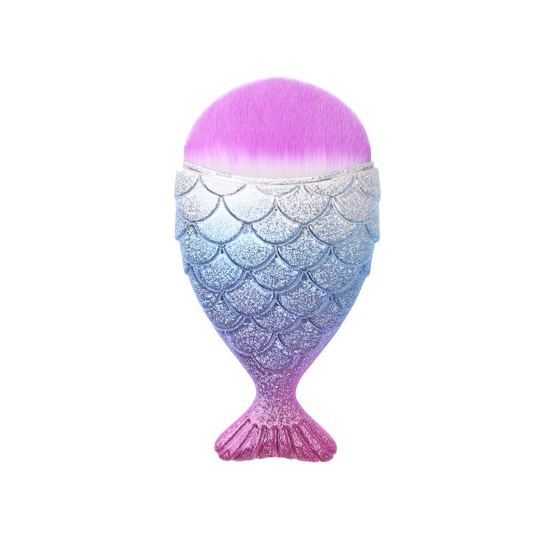 Mermaid Tail Foundation Brush