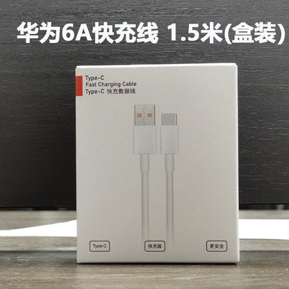 6A Original Type-C Data Cable Huawei Xiaomi Android Super Fast Charging