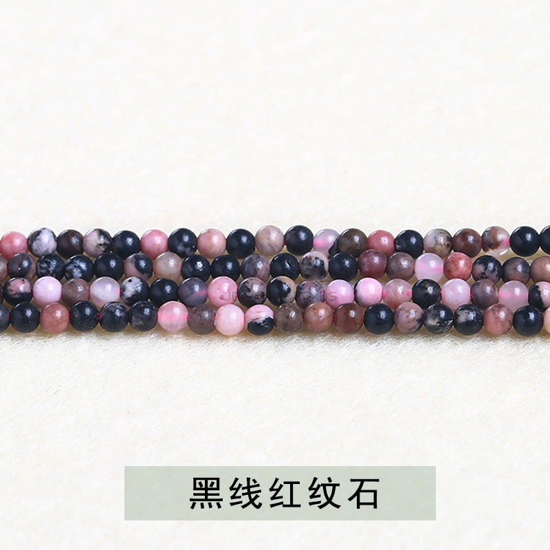 Very fine beads all kinds of crystal agate 2mm-3mm round beads