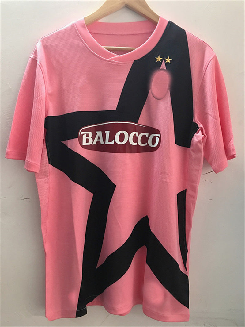 11-12 Juve Retro Thai Pink Short Sleeve Jersey