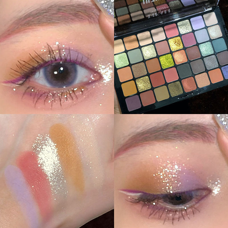 Paleta de sombras de ojos de 40 colores 