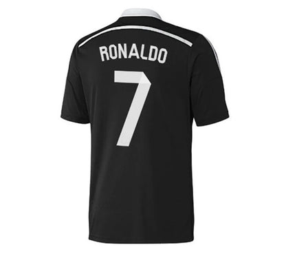 14-15 La Liga Real Madrid Retro Black Away Jersey