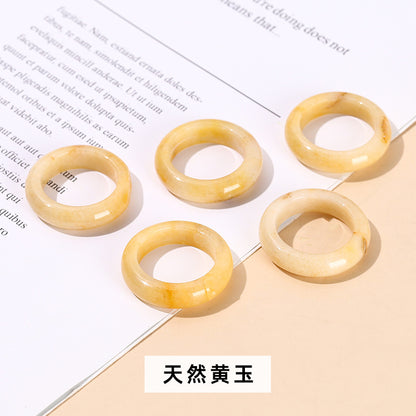 Natural Dongling jade ring ring