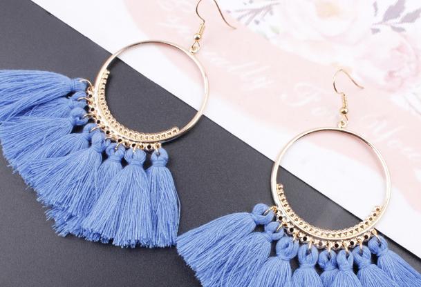 fringed earrings