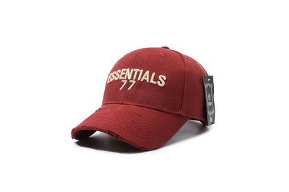 Gorra de béisbol coreana con letras grandes 