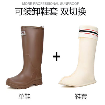 Tall rain shoes Korean version