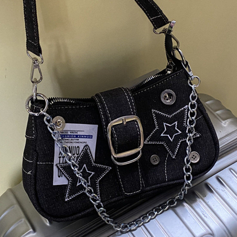 Star Denim American Shoulder Bag