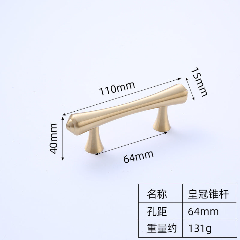 Drawer handle Brass long handle