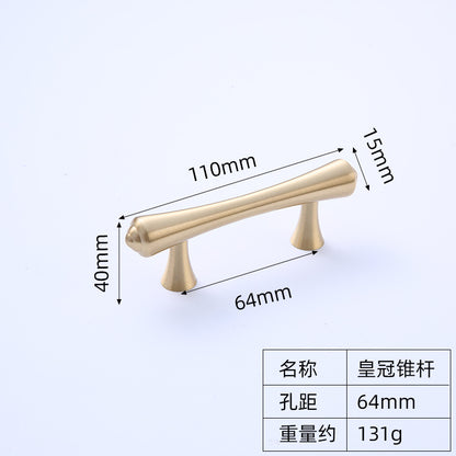 Drawer handle Brass long handle