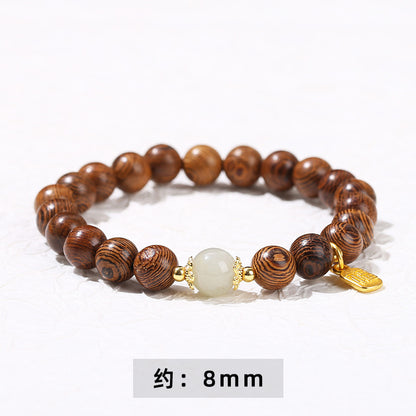 Chicken wing wood She Taicui top bead bracelet.