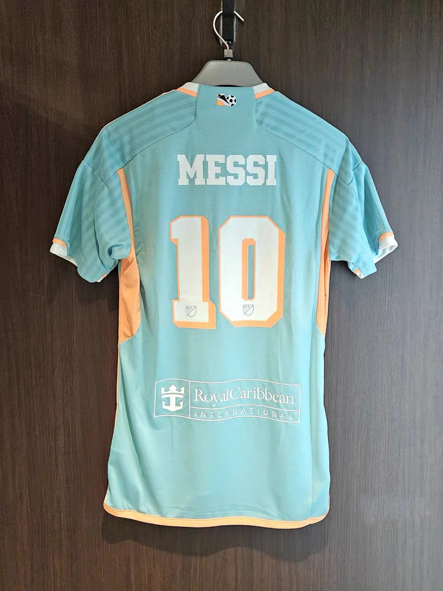 Camiseta de local/visitante de Messi Beckham Suárez de la MLS Miami 24-25 