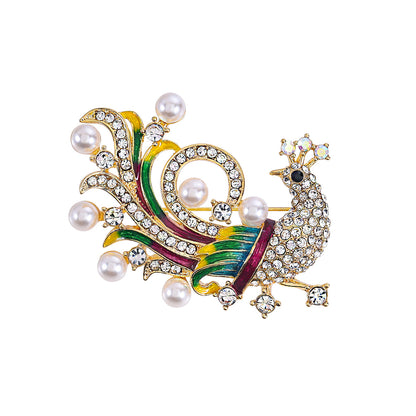 Animal Peacock Brooch Fashion