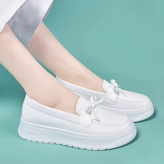 Little white shoes nurse shoes