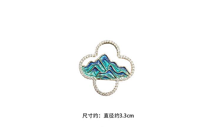 Guofeng Mountains and Rivers Brooch