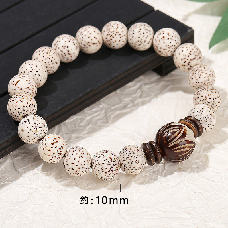 Star Moon Bodhi Lotus Bracelet