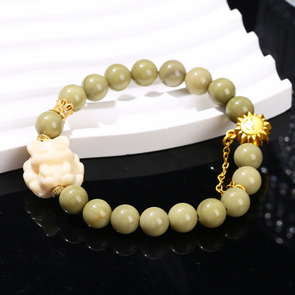 Natural Avocado Alxa Bracelet