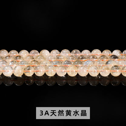 Natural Huangta crystal loose beads crystal round beads