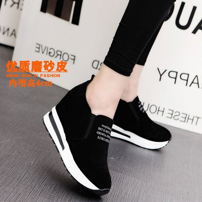 Height increase casual high-heeled sports shoes wholesale