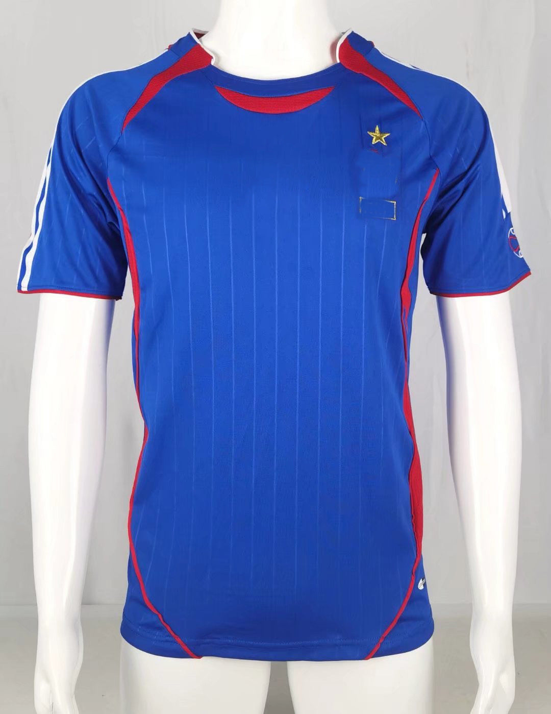 Camiseta retro de manga corta de Zidane Henry de Mbappé de Francia 82-06 