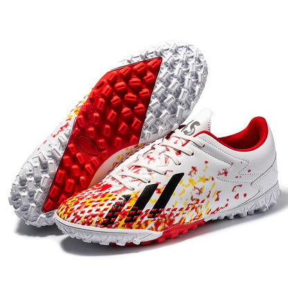 Cross-Border Football Shoes Men TF Studs Youth Two-Tone Long