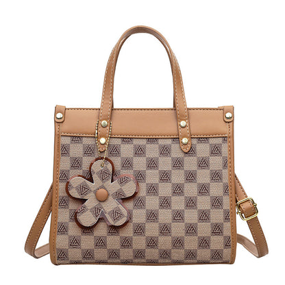 Vintage letter print fashion women's bag