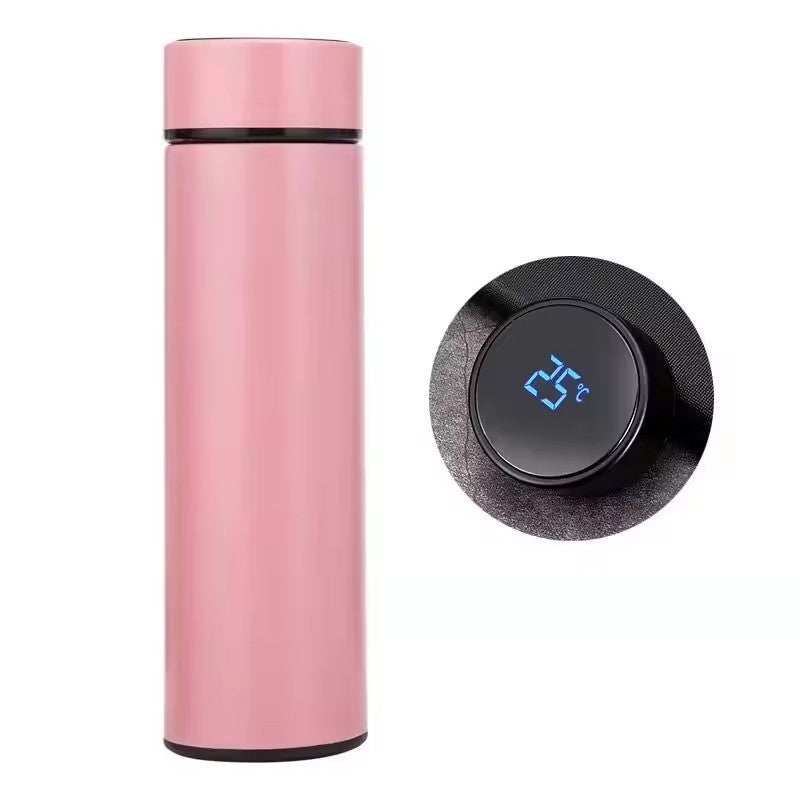 Intelligent temperature display thermos cup