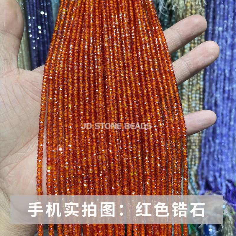 2 * 3Mm Jingde Jewelry Section Zircon Abacus Beads