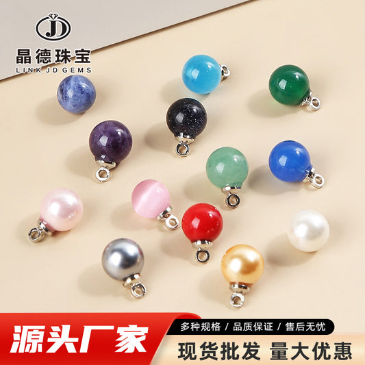 Round bead pendant DIY jewelry accessories